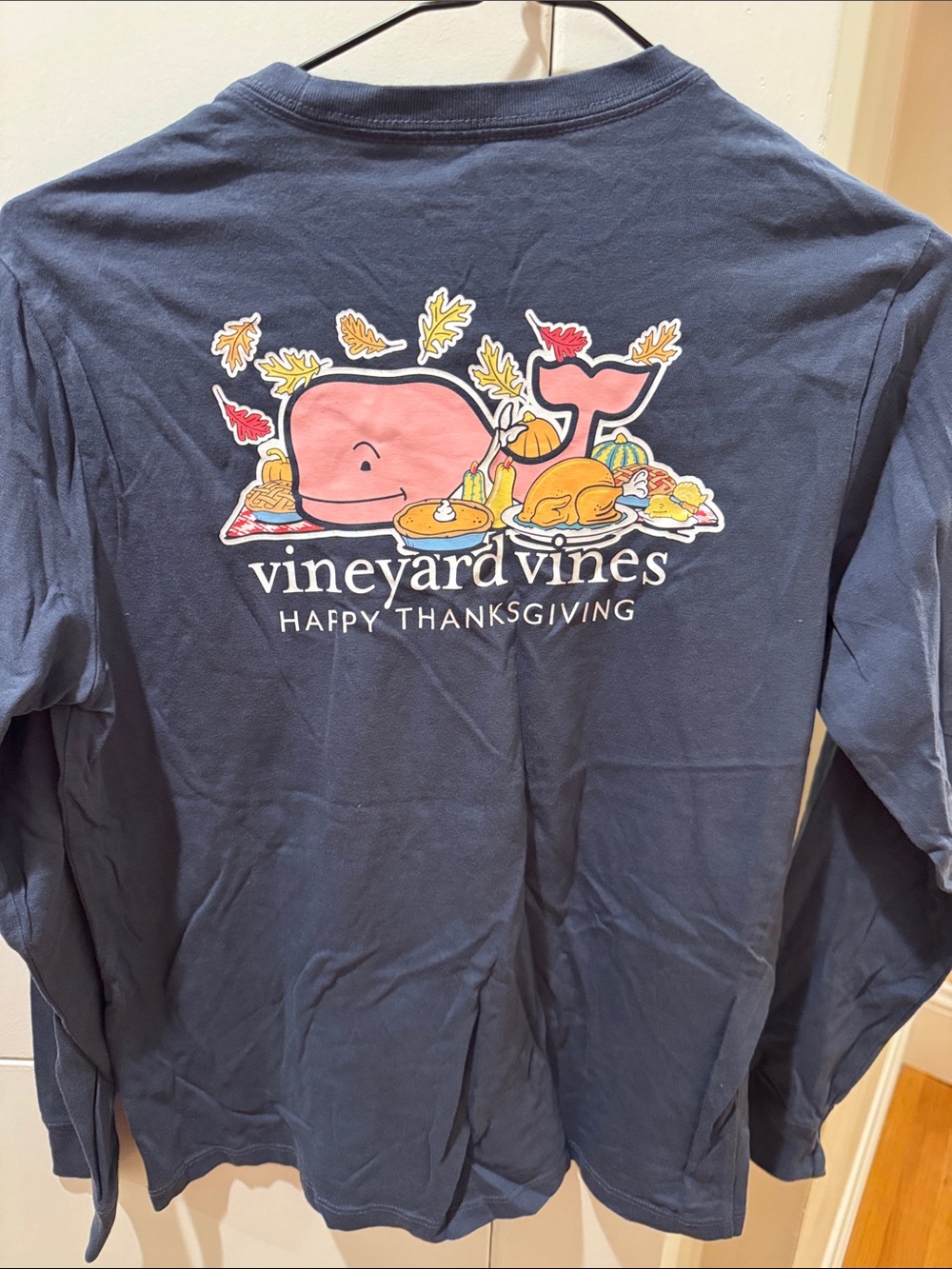 Vineyard Vines Thanksgiving long sleeve tee